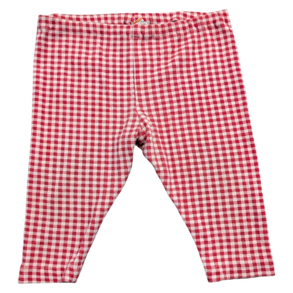 90s Youth Red Plaid Stretch Pants